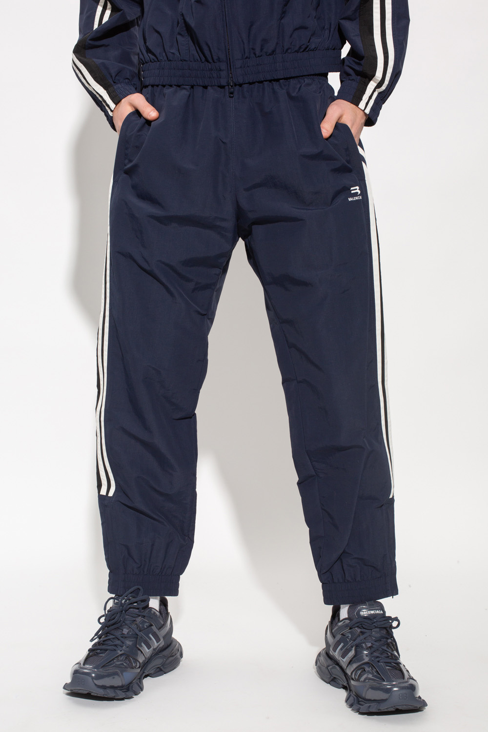 Balenciaga pants mens navy online